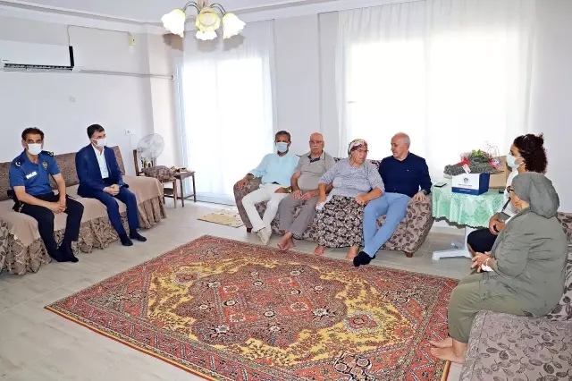 Başkan Gültak, şehit ailesi ve gaziye vefa ziyareti