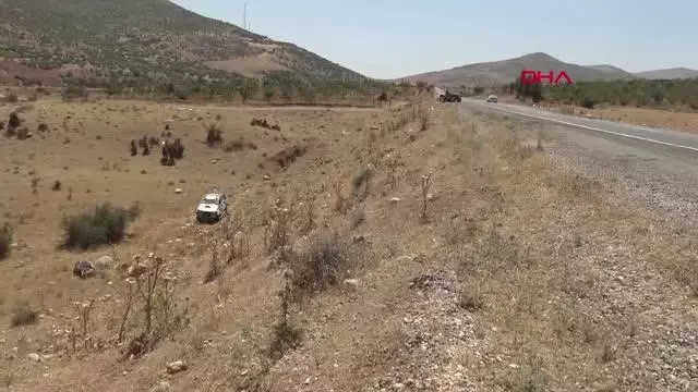 BATMAN'DA KAMYONET ŞARAMPOLE DEVRİLDİ: 1 YARALI