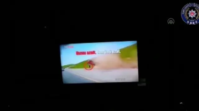 Bayram öncesi drone destekli trafik denetimi