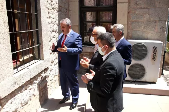 BBP Genel Başkanı Destici'den, Muhsin Yazıcıoğlu'nun kabrine ziyaret