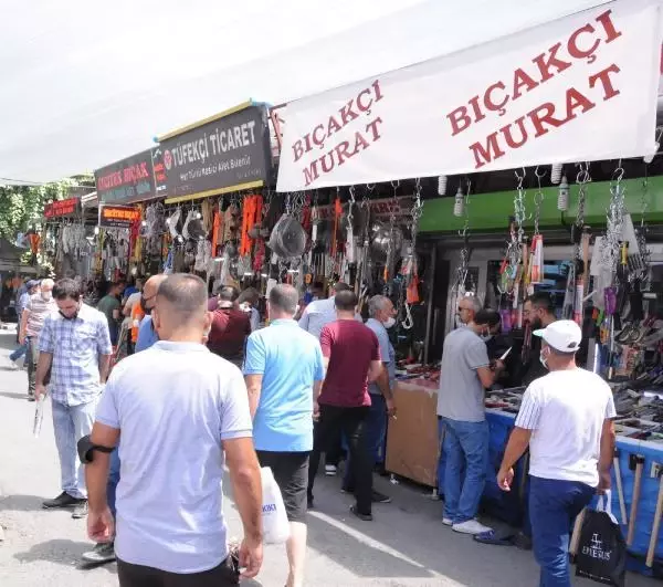 Bıçakçıların son gün yoğunluğu