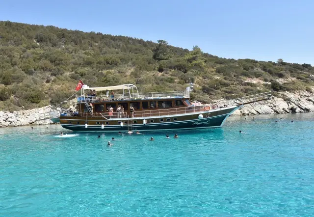Bodrum'da günlük tekne turlarına talep arttı