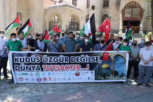 AFYONKARAHİSAR - Mescid-i Aksa'ya yapılan baskına tepki