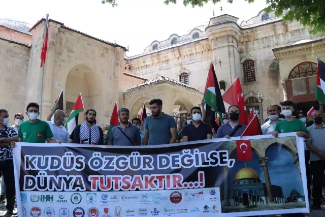 AFYONKARAHİSAR - Mescid-i Aksa'ya yapılan baskına tepki