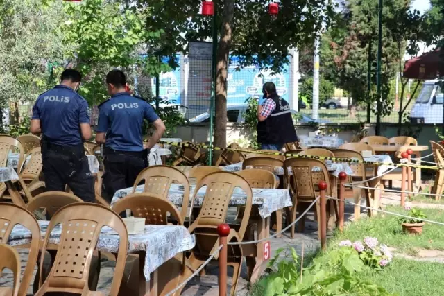 Çay bahçesindeki silahlı kavganın görüntüleri ortaya çıktı