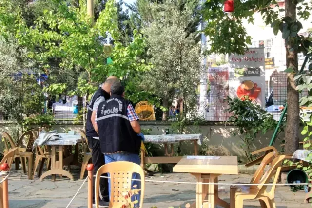 Çay bahçesindeki silahlı kavganın görüntüleri ortaya çıktı