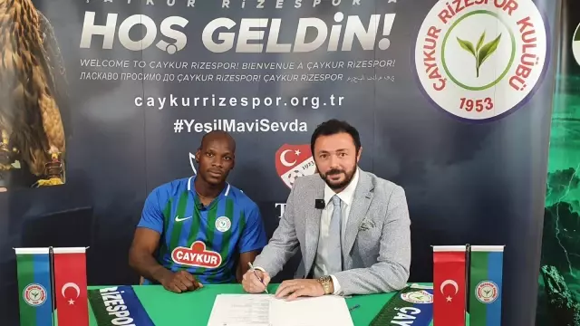 Çaykur Rizespor, Bryan Dabo ile 3 yıllık anlaşma sağladı Çaykur Rizespor, Bryan Dabo ile 3 yıllık anlaşma sağladı