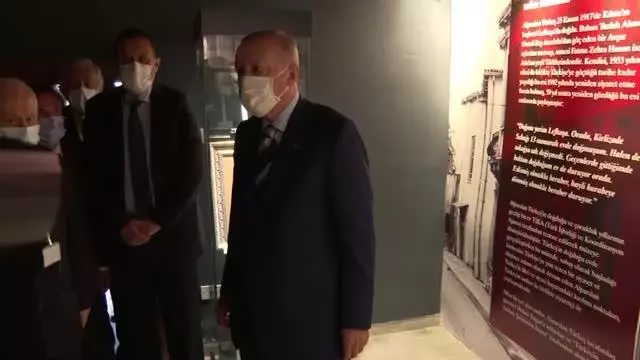 Cumhurbaşkanı Erdoğan, Alparslan Türkeş'in doğduğu müze eve ziyarette bulundu