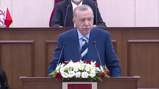 Cumhurbaşkanı Erdoğan: 'Kıbrıs davasının sahibi, yavru vatanıyla, anavatanıyla, büyük Türk milletinin tamamıdır'