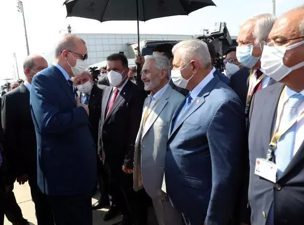 Cumhurbaşkanı Erdoğan KKTC'ye geldi
