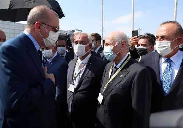 Cumhurbaşkanı Erdoğan KKTC'ye geldi
