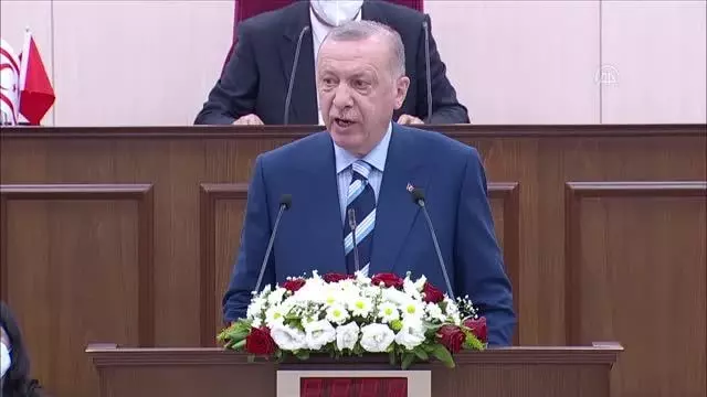 Son Dakika | Cumhurbaşkanı Erdoğan: 'KKTC'nin varlığı ve birliği her türlü siyasi mülahazanın üzerindedir' Son Dakika | Cumhurbaşkanı Erdoğan: 'KKTC'nin varlığı ve birliği her türlü siyasi mülahazanın üzerindedir'