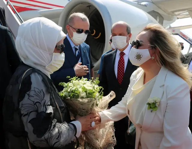Cumhurbaşkanı Erdoğan KKTC'ye geldi Cumhurbaşkanı Erdoğan KKTC'ye geldi