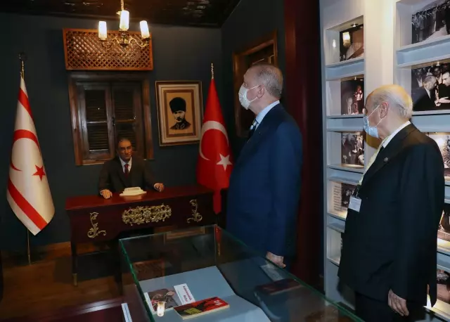 Cumhurbaşkanı Erdoğan, Alparslan Türkeş'in doğduğu müze eve ziyarette bulundu