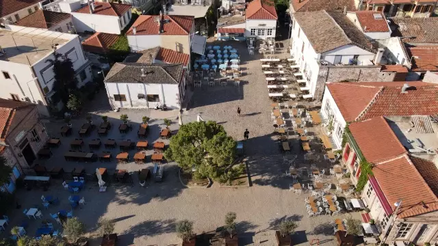 BALIKESİR - Cunda Adası bayramı tam dolulukla karşılıyor