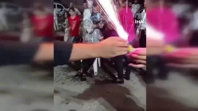 Damadın kardeşine düğünde işkence gibi eğlence