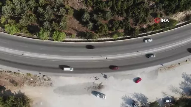Denizli-Antalya yolunda bayram yoğunluğu
