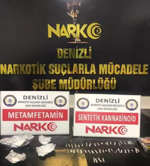 Denizli'deki uyuşturucu operasyonunda 5 tutuklama
