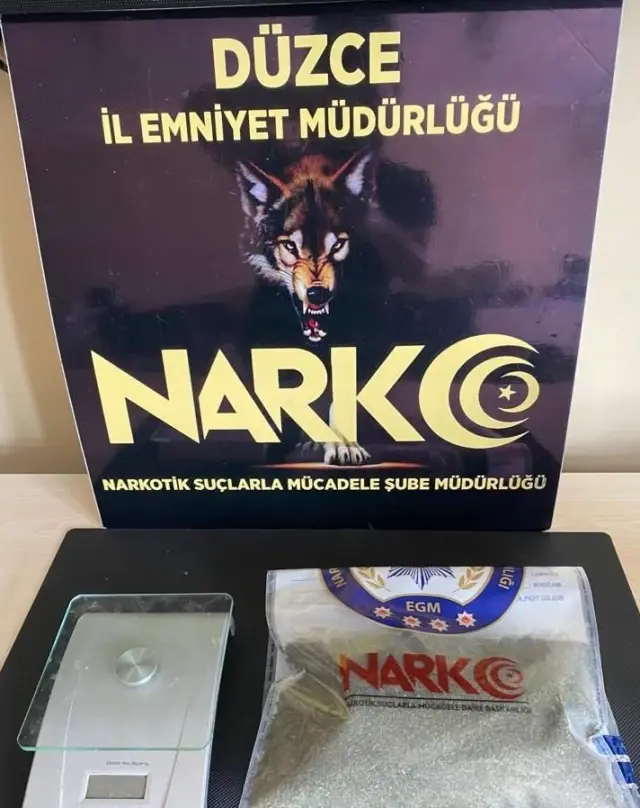 Düzce'de uyuşturucu ticareti yaptığı iddia edilen kişi tutuklandı