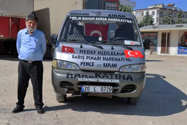 'Elmacı Dede' Suriye'deki yetimleri sevindirmek için yola çıktı