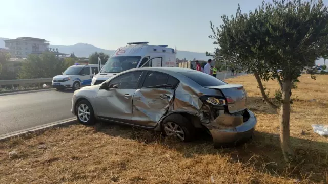 Gaziantep'te cip ile otomobil çarpıştı: 2 yaralı