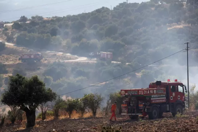 Son dakika haber... Belen'de tarım arazisinde çıkan yangın kontrol altına alındı