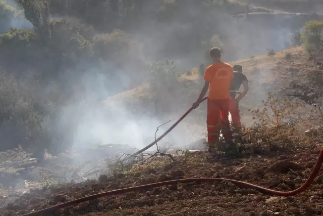 Son dakika haber... Belen'de tarım arazisinde çıkan yangın kontrol altına alındı