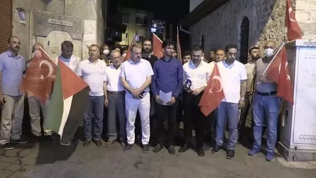HATAY/OSMANİYE - Fanatik Yahudilerin Mescid'i Aksa'ya saldırıları protesto edildi HATAY/OSMANİYE - Fanatik Yahudilerin Mescid'i Aksa'ya saldırıları protesto edildi