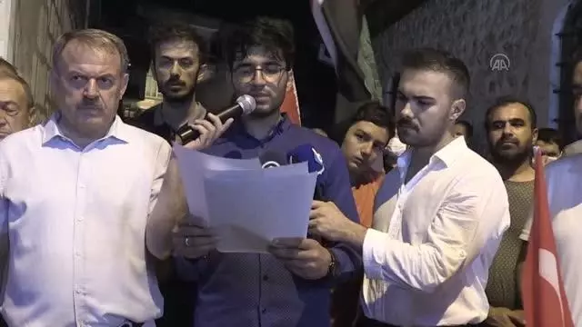 HATAY/OSMANİYE - Fanatik Yahudilerin Mescid'i Aksa'ya saldırıları protesto edildi