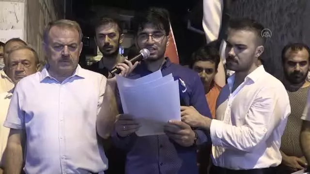 HATAY/OSMANİYE - Fanatik Yahudilerin Mescid'i Aksa'ya saldırıları protesto edildi