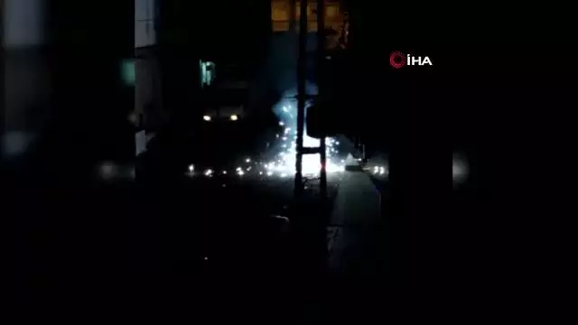 Havai fişek değil, elektrik telleri