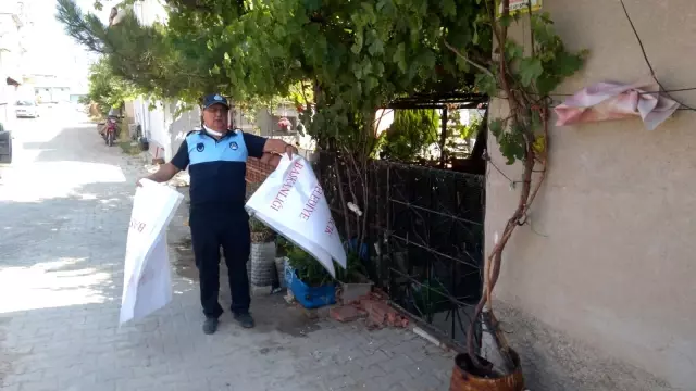 Hisarcık Belediyesi 5 bin kurban atık poşeti dağıttı