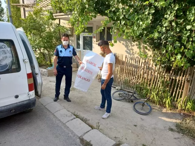 Hisarcık Belediyesi 5 bin kurban atık poşeti dağıttı