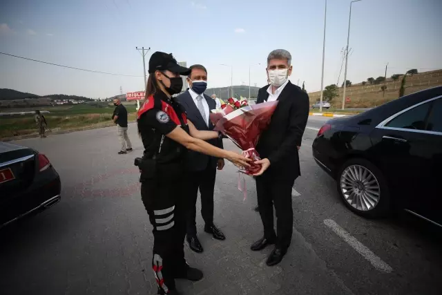 BALIKESİR / BURSA - İçişleri Bakan Yardımcısı İnce, trafik denetimlerine katıldı
