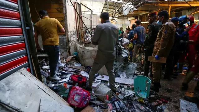 Irak'ın başkenti Bağdat'ta pazar yerine düzenlenen saldırıda en az 25 kişi hayatını kaybetti