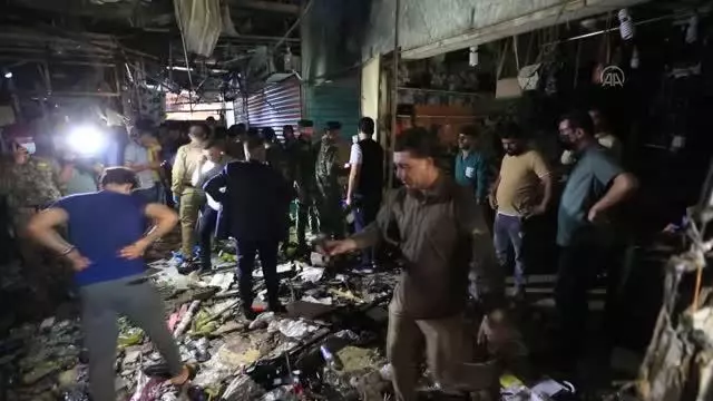 Son dakika haber... Irak'ın başkenti Bağdat'taki halk pazarında patlama: 22 ölü
