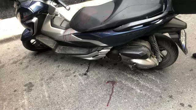 Son dakika haberleri | İstanbul'da korkunç cinayet kamerada: Yaralı halde motorla kaçtı, hastanede öldü