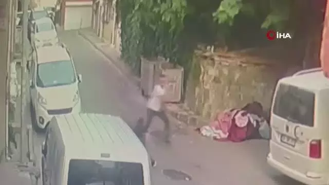 Son dakika haberi! İstanbul'da korkunç cinayet kamerada: Yaralı halde motorla kaçtı, hastanede öldü