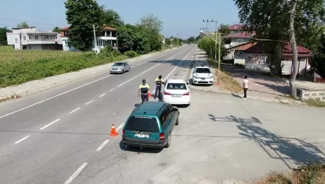Jandarmadan 'drone'lu denetim