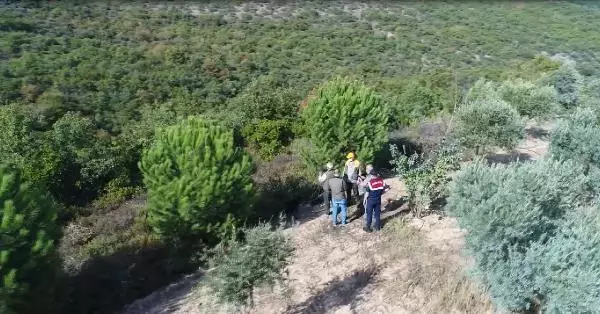 Kaçak avcılar dronla yakalandı