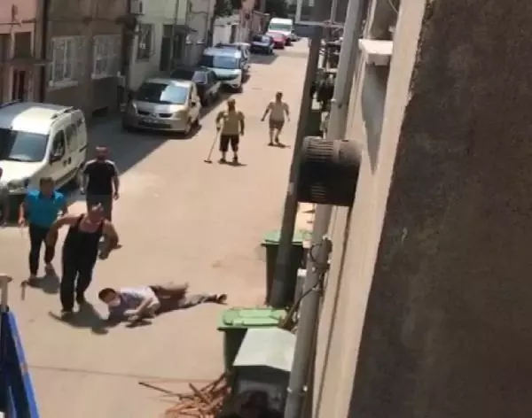 Kaçan boğa, zor anlar yaşattı
