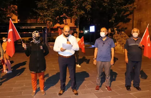 Kayseri'de Mescid-i Aksa'ya yapılan baskına tepki Kayseri'de Mescid-i Aksa'ya yapılan baskına tepki