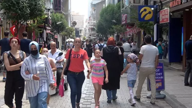 Kırklareli'nde bayram öncesi alışveriş yoğunluğu
