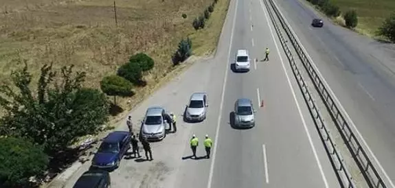 Kırklareli'nde trafik denetiminde sürücüler uyarıldı