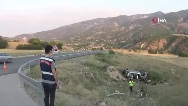 Son dakika haberi... Kontrolden çıkan otomobil şarampole uçtu: 3'ü çocuk 6 yaralı