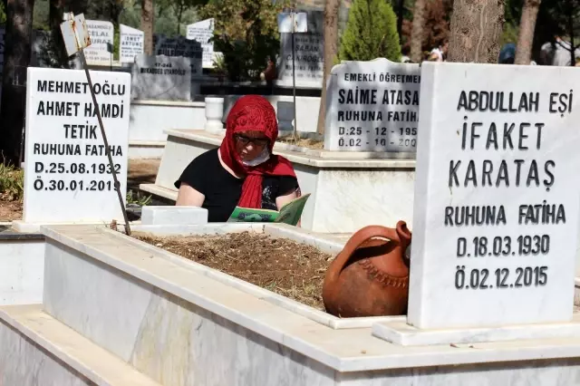Kurban Bayramı öncesi Aydın'da mezarlıklar ziyaretçilerle doldu