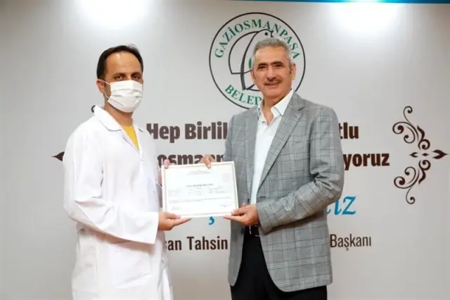 Kurbanda kesim yapacak kasaplar sertifikalarını aldı