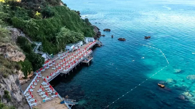Mavi bayraklı plajlar bayram boyunca hizmette