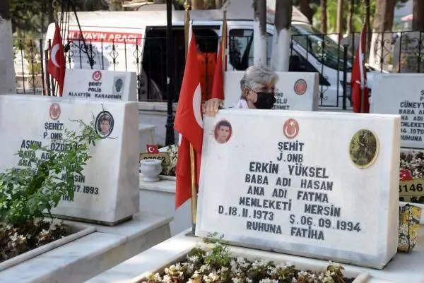 BAYRAM ÖNCESİ ŞEHİTLİĞE HÜZÜNLÜ ZİYARET