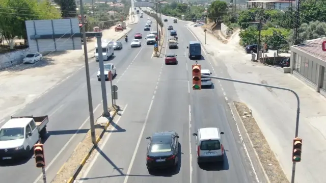 Muğla'da havadan trafik denetimi yapıldı